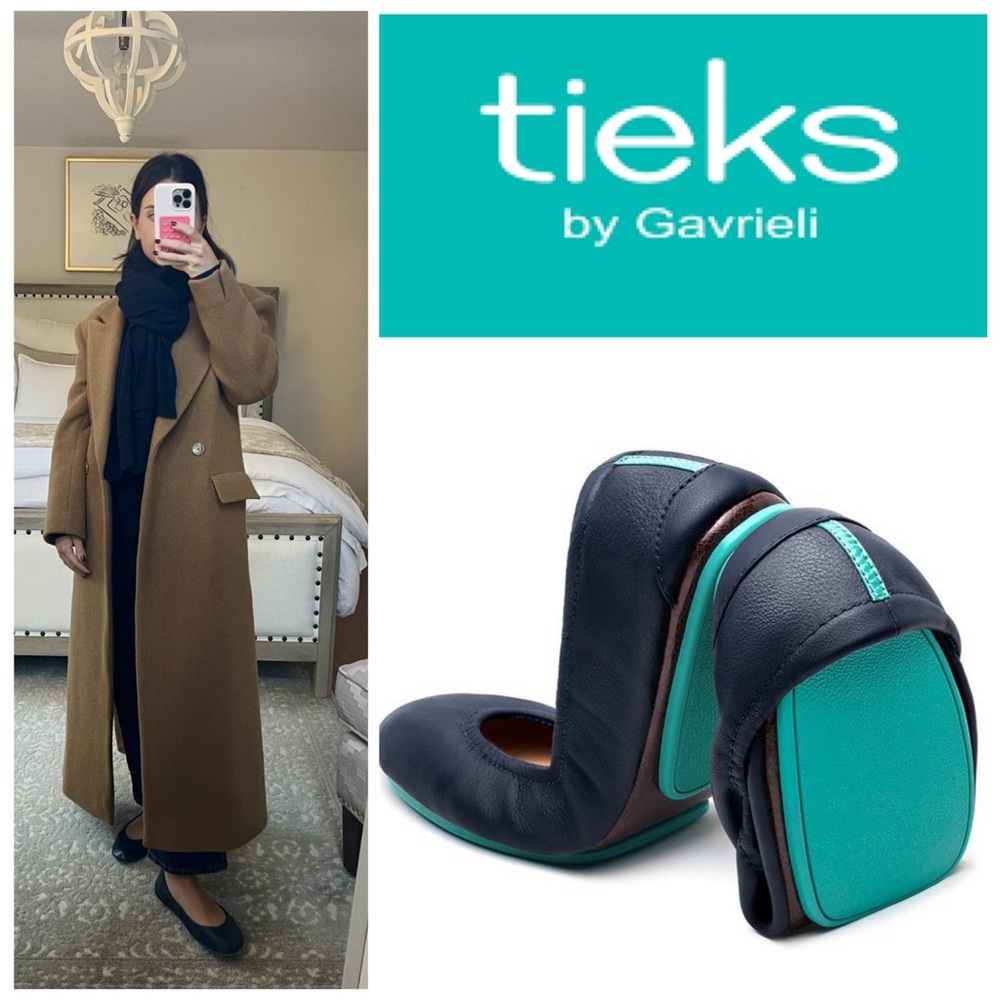 Tieks Flats in California Navy